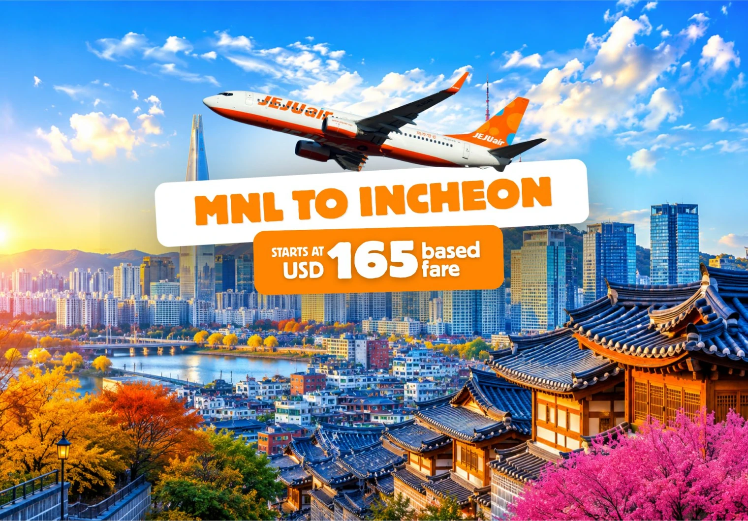 Annyeong, Korea! Daily Flights Available