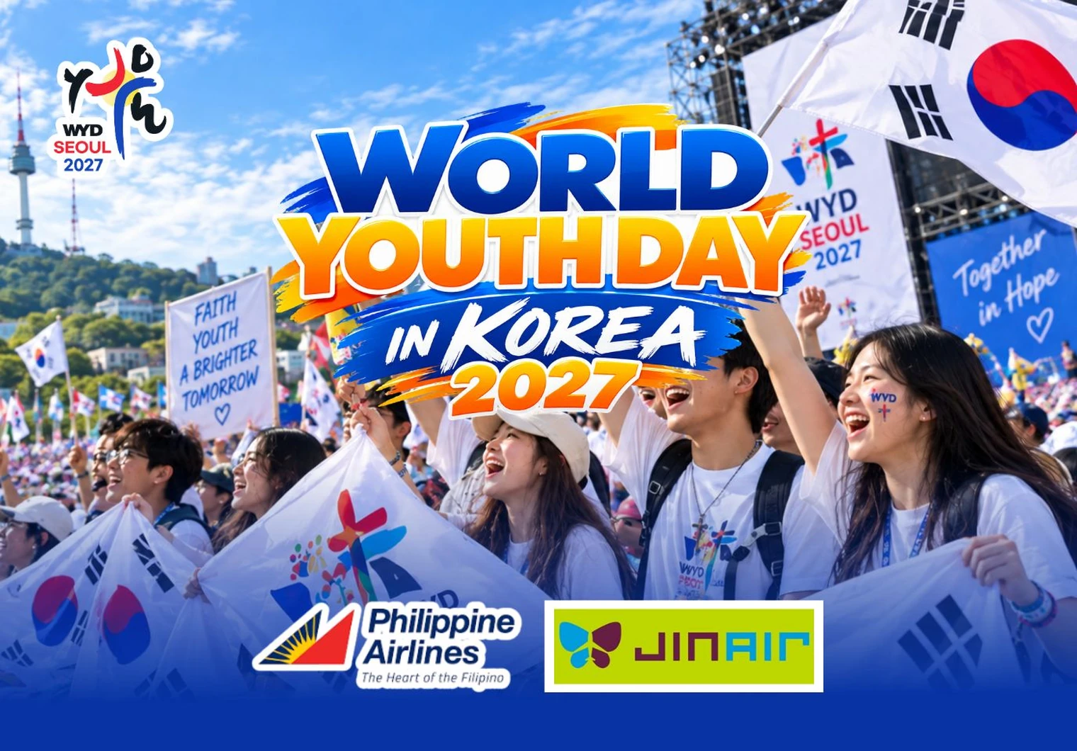 World Youth Day Flights via PR and JINAIR